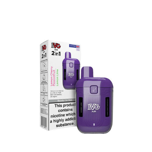 Buy Bulk IVG Air 2 - in - 1 Prefilled Pod Vape Kit - Box of 5 - Vape Wholesale Mcr