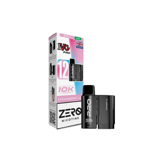 Buy Bulk IVG PRO 12 Refill Pod 2ml ZERO NICOTINE - Pack of 5 - Vape Wholesale Mcr