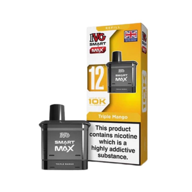 Buy Bulk IVG Smart Max Prefilled Pods - Box of 10 (Ban Proof) - Vape Wholesale Mcr