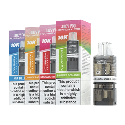 juicy pod vape Buy Juicy Pod NOVAMAX 10K Prefilled Pod - Box of 5