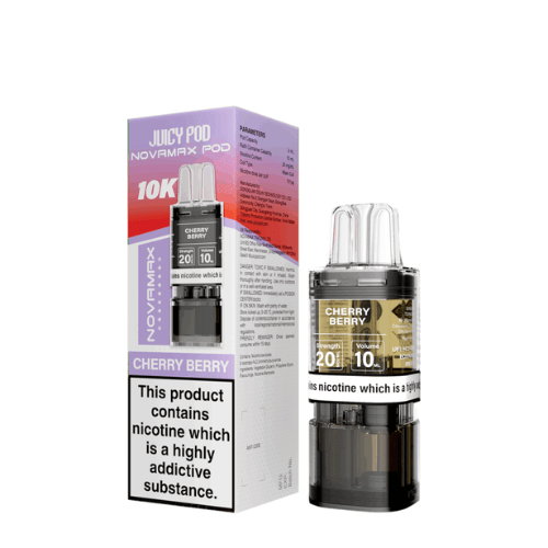 Buy Bulk Juicy Pod NOVAMAX 10K Prefilled Pod - Box of 5 - Vape Wholesale Mcr