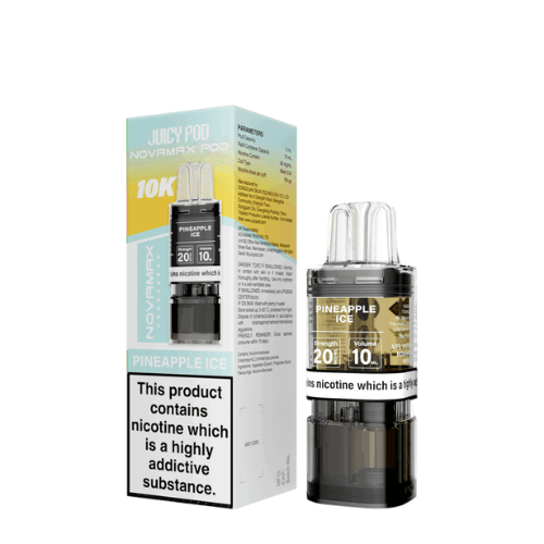 Buy Bulk Juicy Pod NOVAMAX 10K Prefilled Pod - Box of 5 - Vape Wholesale Mcr