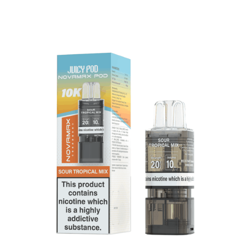 Buy Bulk Juicy Pod NOVAMAX 10K Prefilled Pod - Box of 5 - Vape Wholesale Mcr