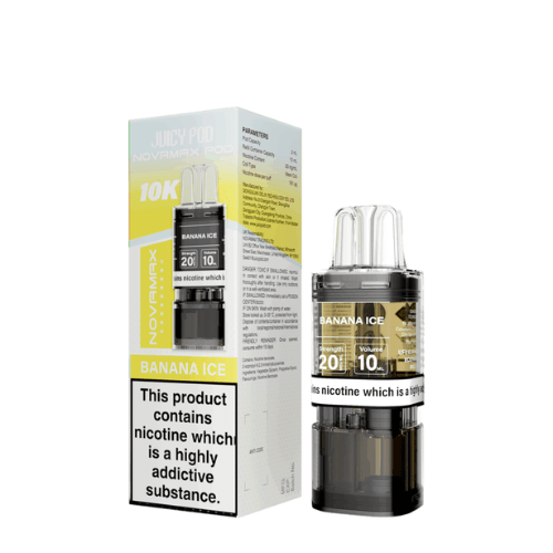 Buy Bulk Juicy Pod NOVAMAX 10K Prefilled Pod - Box of 5 - Vape Wholesale Mcr