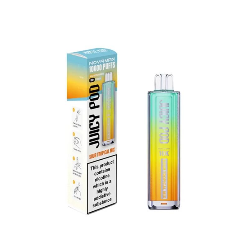 Buy Bulk Juicy Pod Novamax 10k Prefilled Vape Kit - Pack of 5 (Ban Proof) - Vape Wholesale Mcr