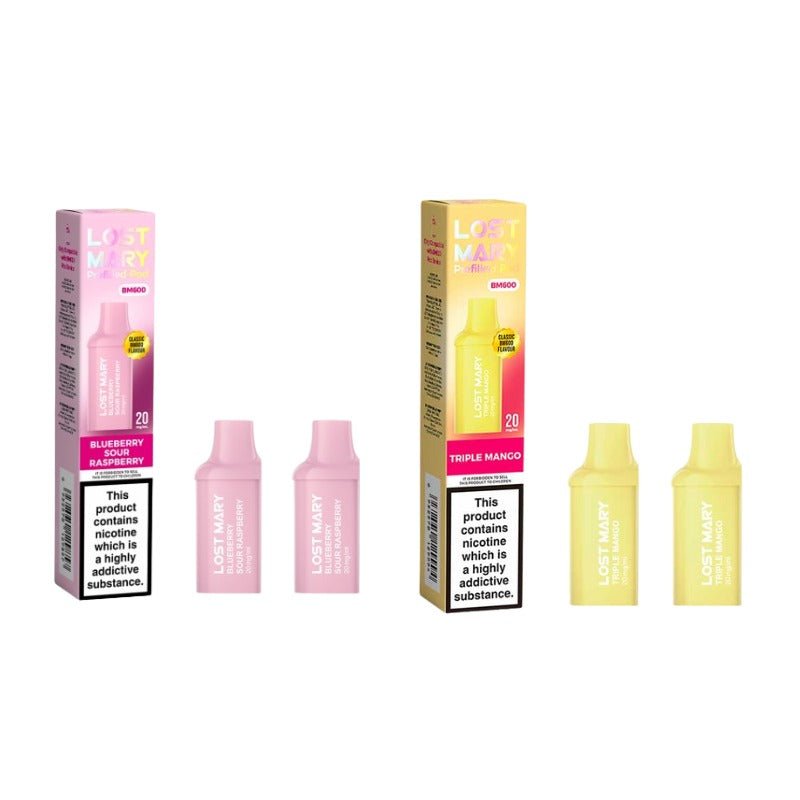 Buy Bulk Lost Mary BM600 Replacement Pods - Pack of 20 (Ban Proof) - Vape Wholesale Mcr