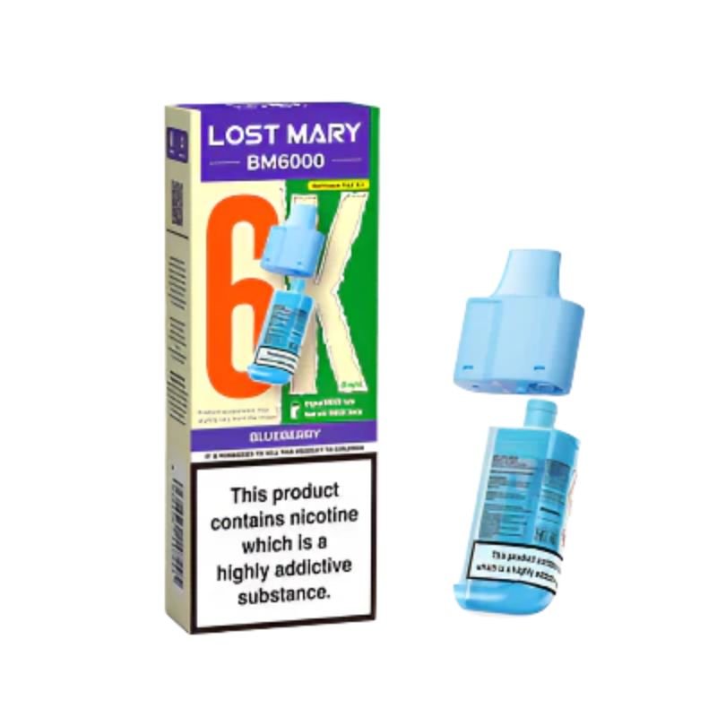 Buy Bulk Lost Mary BM6000 Prefilled Pods - Pack of 5 (Ban Proof) - Vape Wholesale Mcr