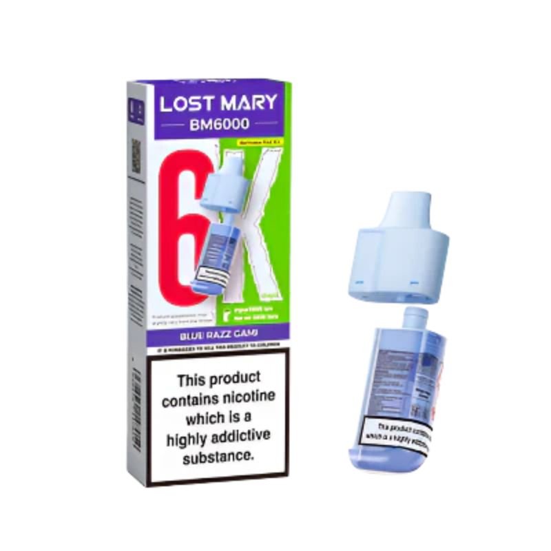 Buy Bulk Lost Mary BM6000 Prefilled Pods - Pack of 5 (Ban Proof) - Vape Wholesale Mcr
