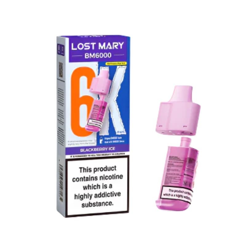 Buy Bulk Lost Mary BM6000 Prefilled Pods - Pack of 5 (Ban Proof) - Vape Wholesale Mcr