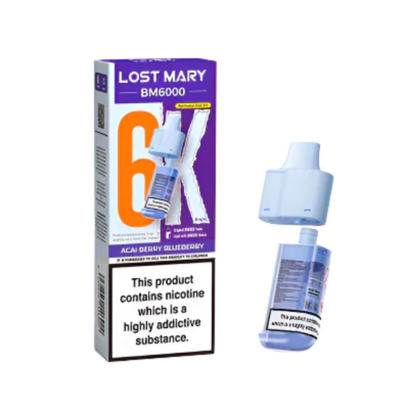 Buy Bulk Lost Mary BM6000 Prefilled Pods - Pack of 5 (Ban Proof) - Vape Wholesale Mcr