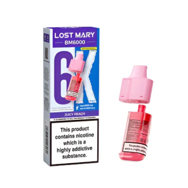 Buy Bulk Lost Mary BM6000 Prefilled Pods - Pack of 5 (Ban Proof) - Vape Wholesale Mcr