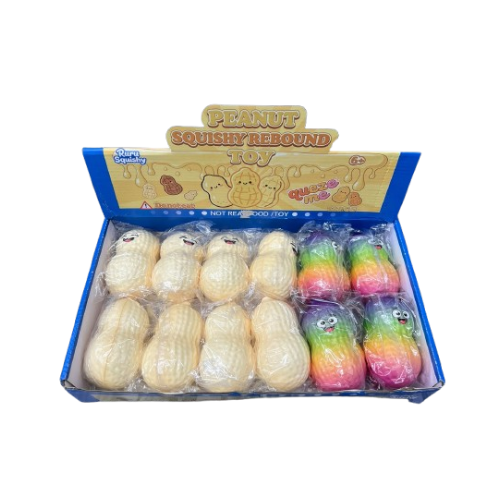 Buy Bulk Peanut Squishy Rebound Squishy Toy - Pack of 12 - Vape Wholesale Mcr