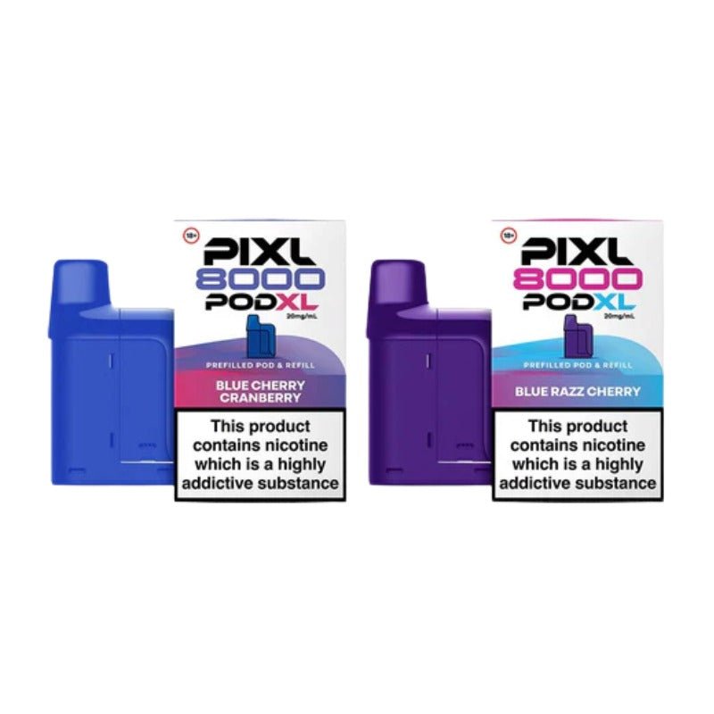 Buy Bulk PIXL 8000 Prefilled Pods - Compliant June 1st (Ban Proof) Pack Of 5 - Vape Wholesale Mcr