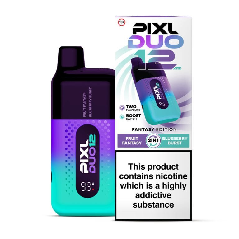 Buy Bulk Pixl Duo 12000 Disposable Vape Box of 5 - Vape Wholesale Mcr