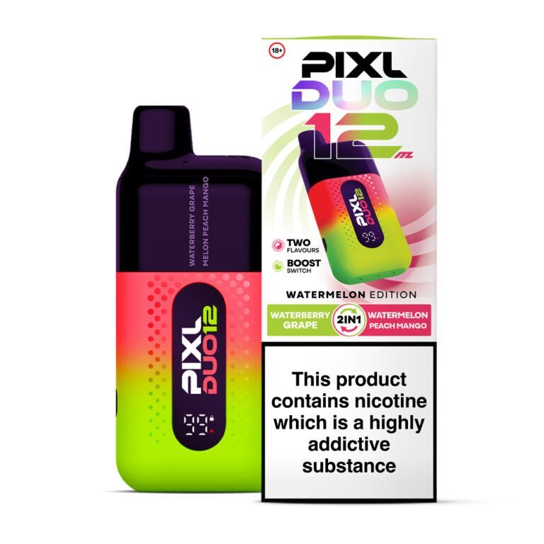 Buy Bulk Pixl Duo 12000 Disposable Vape Box of 5 - Vape Wholesale Mcr