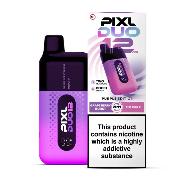 Buy Bulk Pixl Duo 12000 Disposable Vape Box of 5 - Vape Wholesale Mcr