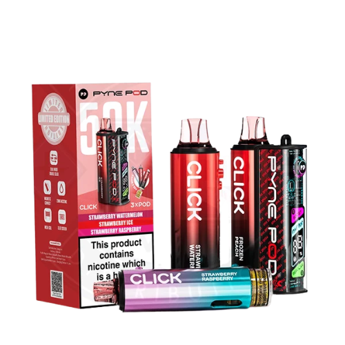 Buy Bulk Pyne Pod Click 50000 Puffs Prefilled Pod Kit - Pack of 5 (Ban Proof) - Vape Wholesale Mcr