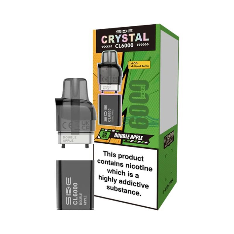 Buy Bulk SKE Crystal CL6000 Puffs Pods - Box of 5 - Vape Wholesale Mcr