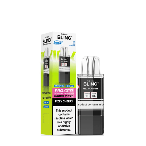 Buy Bulk The Bling 8000/10000 Pro Max Replacement Pods (Pack of 5) - Vape Wholesale Mcr