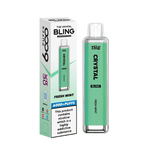 Buy Bulk The Crystal Bling 6000 Prefilled Pod Vape - Box of 10 - Vape Wholesale Mcr