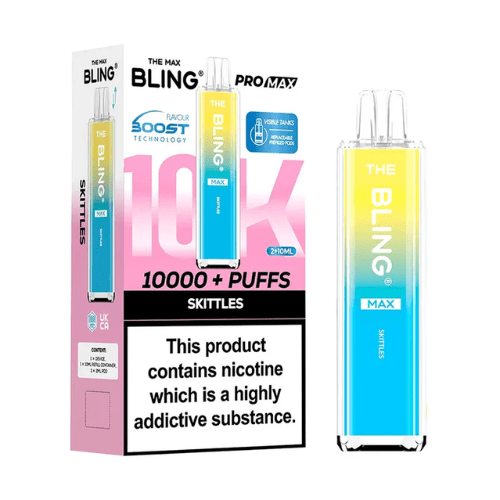 Buy Bulk The Crystal Bling Max 8000/10000 Prefilled Vape Pod Kit Box of 5 - Vape Wholesale Mcr