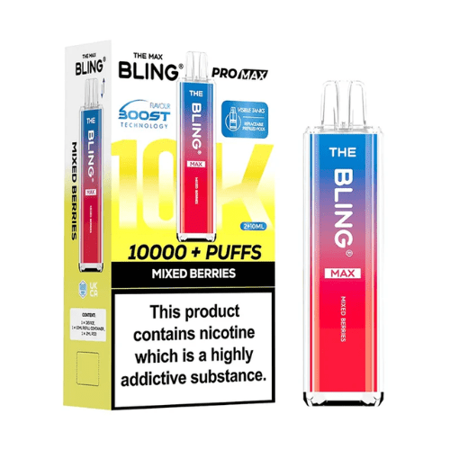 Buy Bulk The Crystal Bling Max 8000/10000 Prefilled Vape Pod Kit Box of 5 - Vape Wholesale Mcr