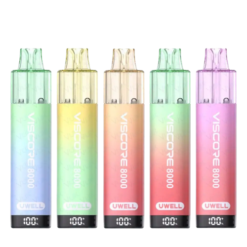 Buy Bulk Uwell Viscore 8000 Prefilled Vape Kit - Pack of 5 - Vape Wholesale Mcr