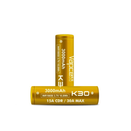 Buy Bulk Vapcell | K30 18650 Battery 3000mAh 15A | Pack of 1 - Vape Wholesale Mcr