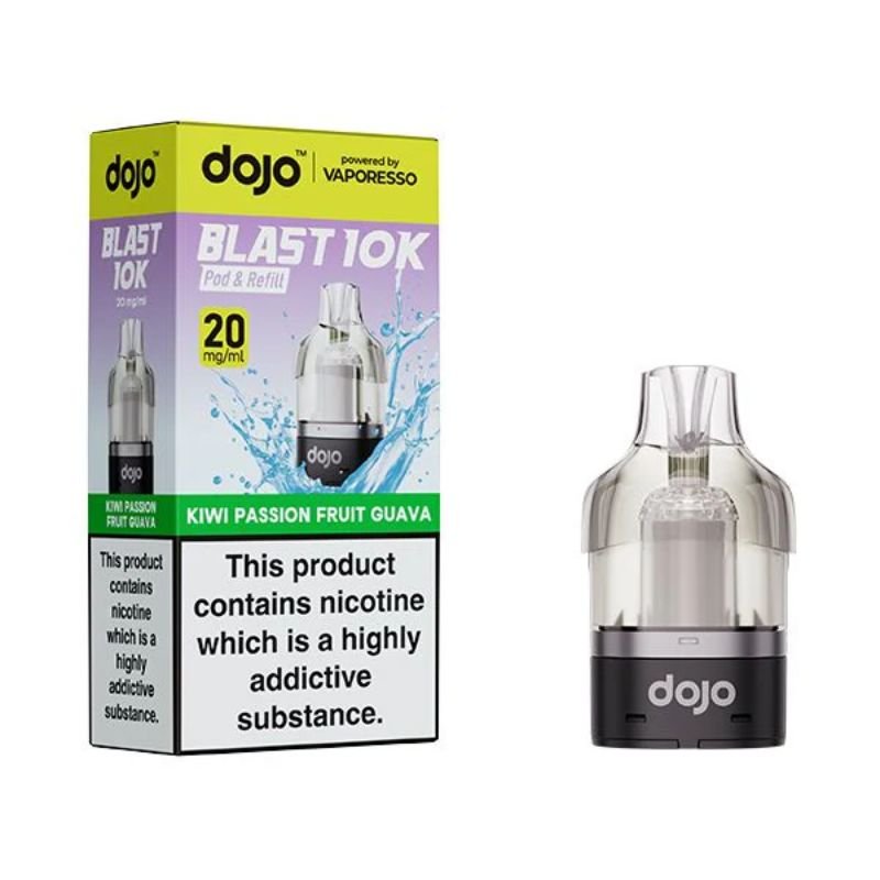 Buy Bulk Vaporesso Dojo Blast 10K Prefilled Pods - Pack of 5 (Ban Proof) - Vape Wholesale Mcr