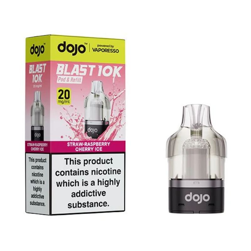 Buy Bulk Vaporesso Dojo Blast 10K Prefilled Pods - Pack of 5 (Ban Proof) - Vape Wholesale Mcr