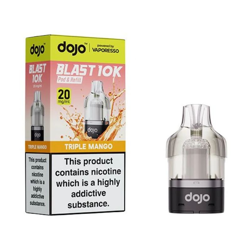 Buy Bulk Vaporesso Dojo Blast 10K Prefilled Pods - Pack of 5 (Ban Proof) - Vape Wholesale Mcr