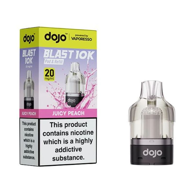 Buy Bulk Vaporesso Dojo Blast 10K Prefilled Pods - Pack of 5 (Ban Proof) - Vape Wholesale Mcr