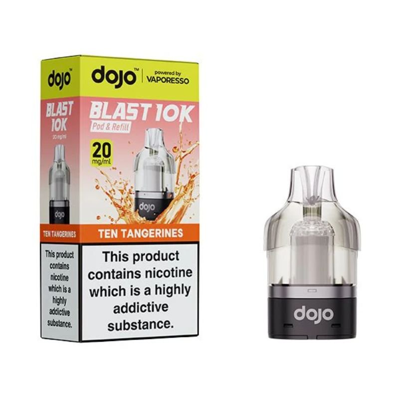 Buy Bulk Vaporesso Dojo Blast 10K Prefilled Pods - Pack of 5 (Ban Proof) - Vape Wholesale Mcr