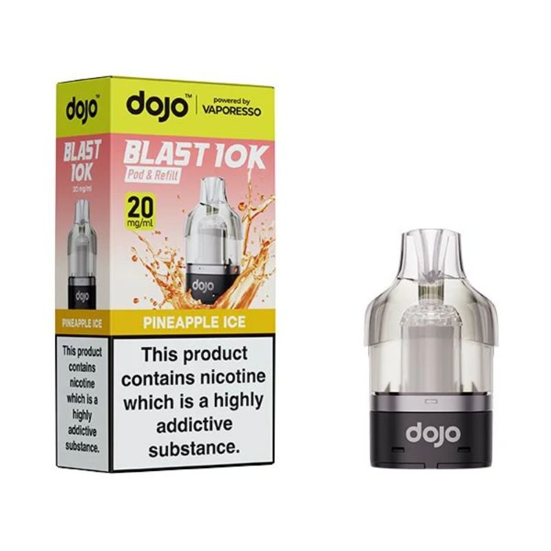 Buy Bulk Vaporesso Dojo Blast 10K Prefilled Pods - Pack of 5 (Ban Proof) - Vape Wholesale Mcr