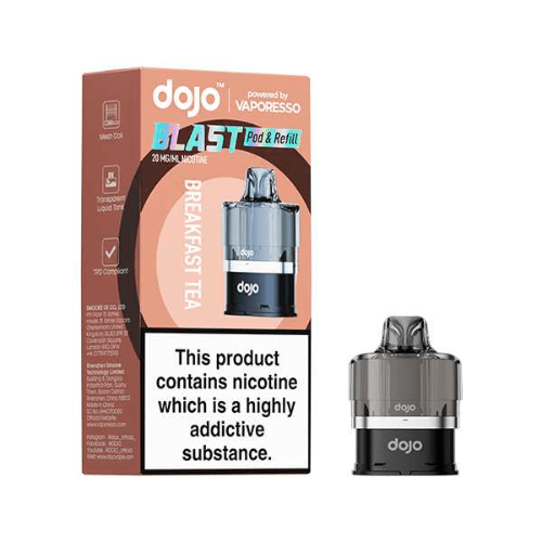 Buy Bulk Vaporesso Dojo Blast 6000 Prefilled Replacement Pods 20mg - Pack of 5 - Vape Wholesale Mcr