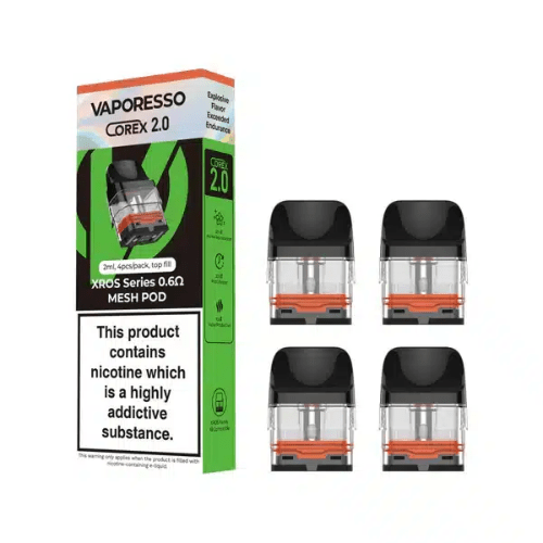 Buy Bulk Vaporesso XROS series Pods Corex 2.0 pack of 4 - Vape Wholesale Mcr