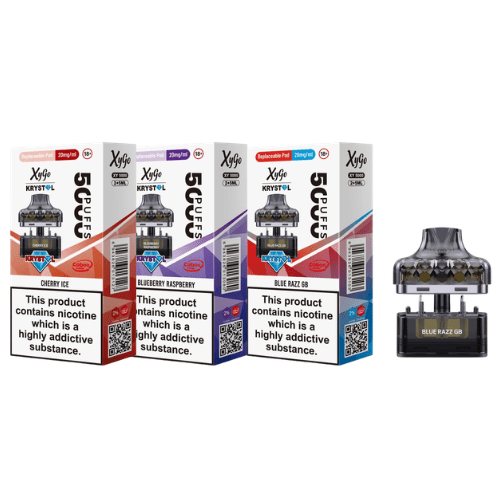 Buy Bulk Xygo Krystal 5000 Prefilled Pods - Box of 5 - Vape Wholesale Mcr