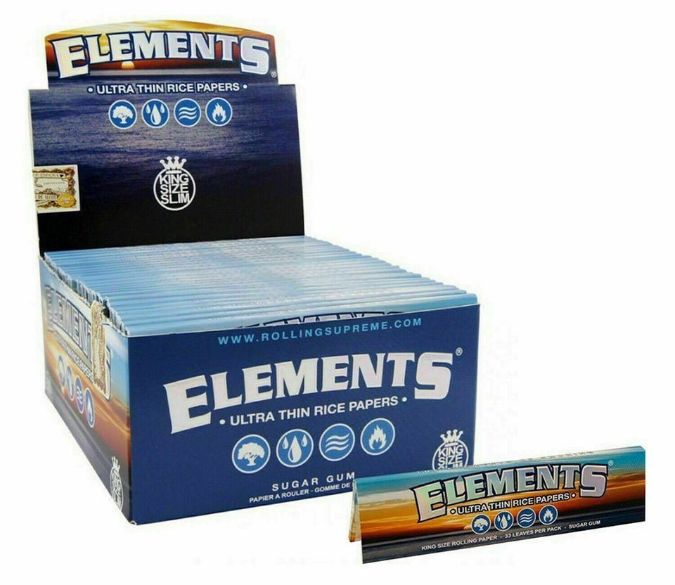 Buy Bulk Elements - Ultra Thin Rice Cigarette Papers - Box of 50 - Vape Wholesale Mcr