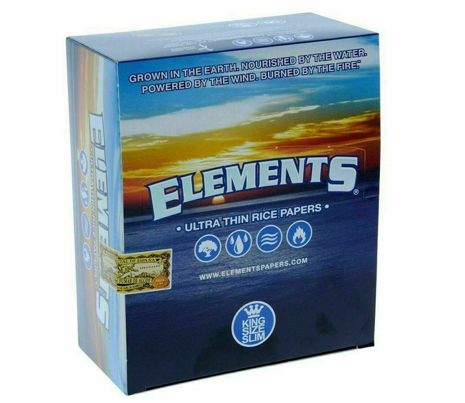 Buy Bulk Elements - Ultra Thin Rice Cigarette Papers - Box of 50 - Vape Wholesale Mcr