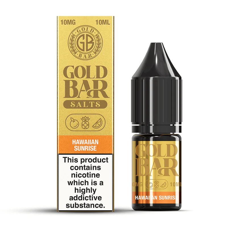 Buy Bulk Gold Bar Nic Salts 10ml E - liquids (Box of 10) - Vape Wholesale Mcr