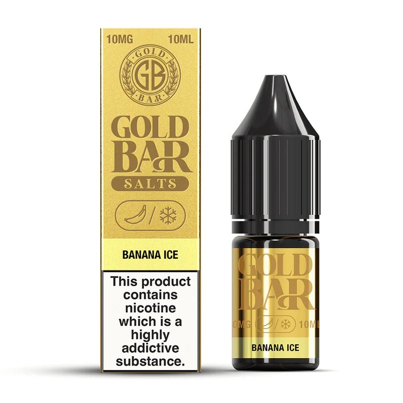 Buy Bulk Gold Bar Nic Salts 10ml E - liquids (Box of 10) - Vape Wholesale Mcr