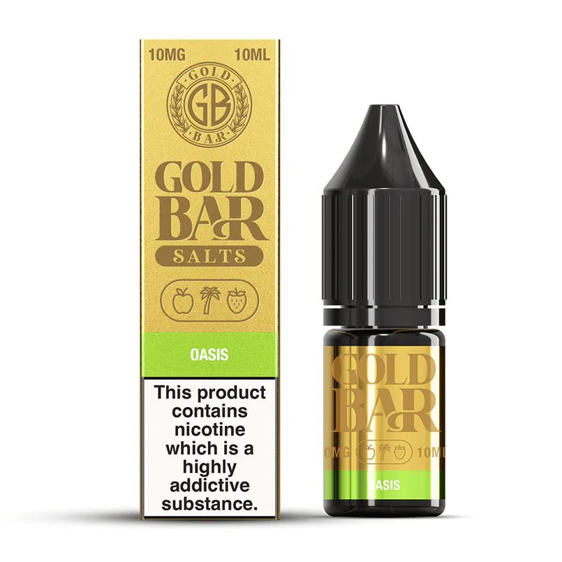 Buy Bulk Gold Bar Nic Salts 10ml E - liquids (Box of 10) - Vape Wholesale Mcr