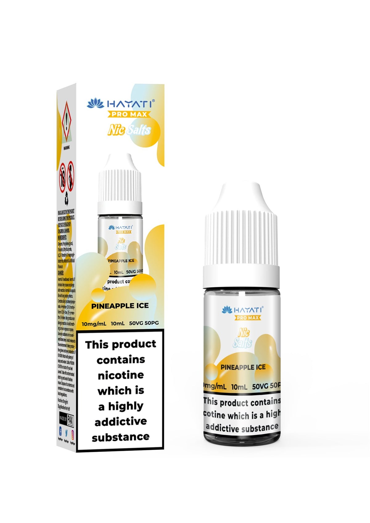 Buy Bulk Hayati Pro Max Nic Salt 10ml E - liquids - (BOX OF 10) - Vape Wholesale Mcr