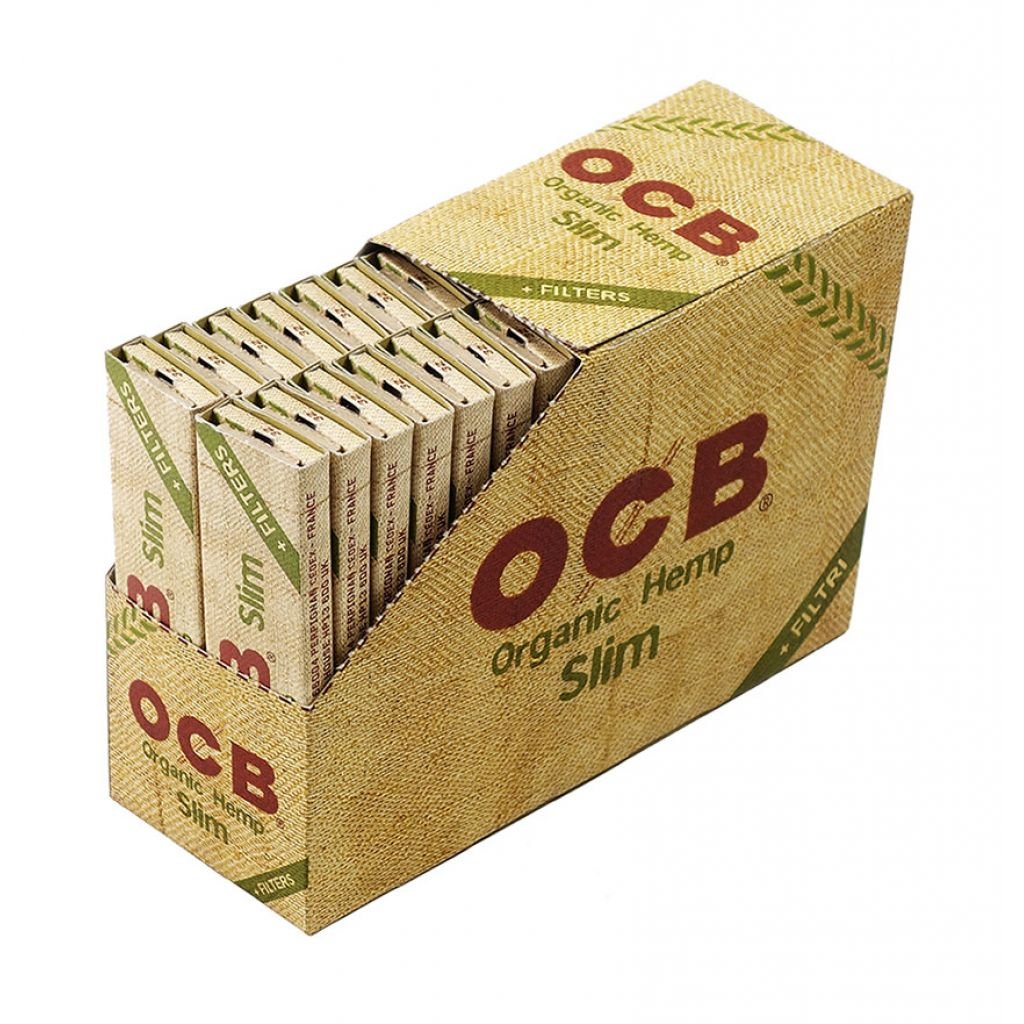 Buy Bulk Ocb Organic Hemp 32 Slim Papers & 32 Filters - Vape Wholesale Mcr