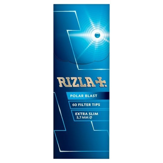 Buy Bulk Rizla Polar Blast Extra Slim Filter Tips 60S - Vape Wholesale Mcr