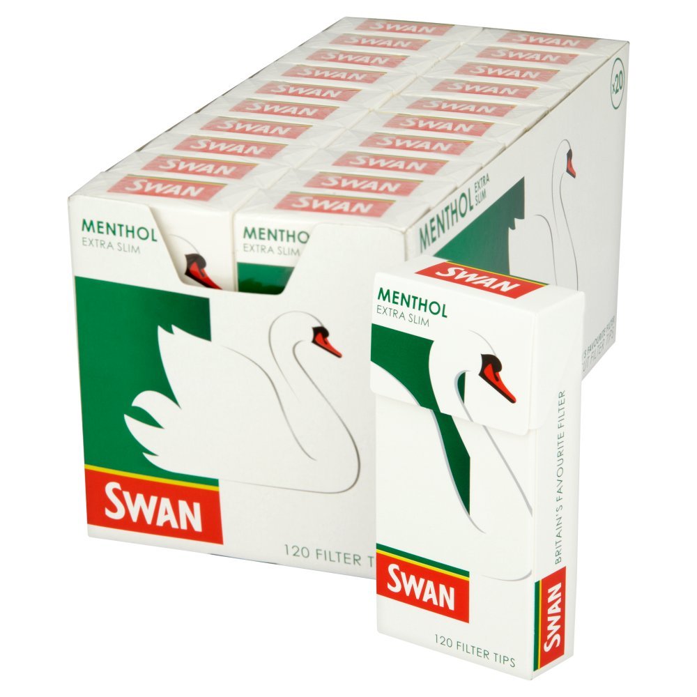 Buy Bulk Swan Menthol Extra Slim Filters 20 Pack - Vape Wholesale Mcr