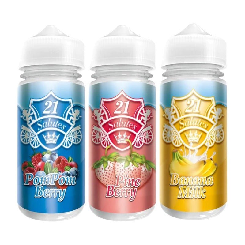 Buy Bulk 21 Salutes 100ml Shortfill - Vape Wholesale Mcr