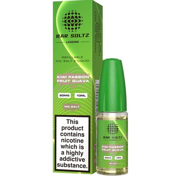 Buy Bulk Bar Soltz Legend Nic Salts 10ml E - liquids - Box of 10 - Vape Wholesale Mcr