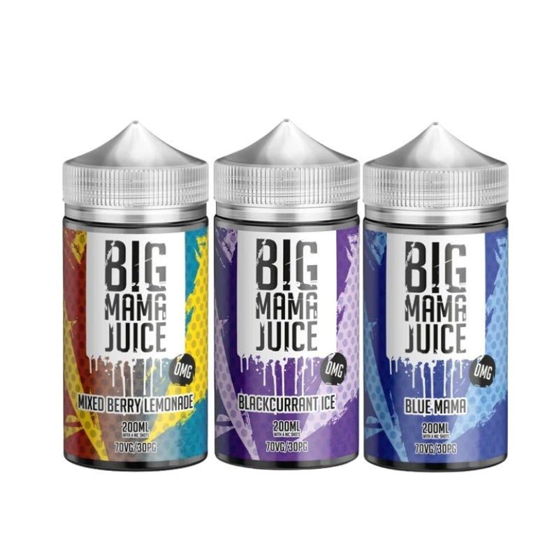 Buy Bulk Big Mama Juice 200ml Shortfill - Vape Wholesale Mcr