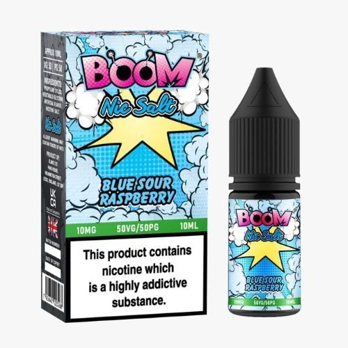 Buy Bulk Boom Nic Salts 10ml E - liquids - Box of 10 - Vape Wholesale Mcr